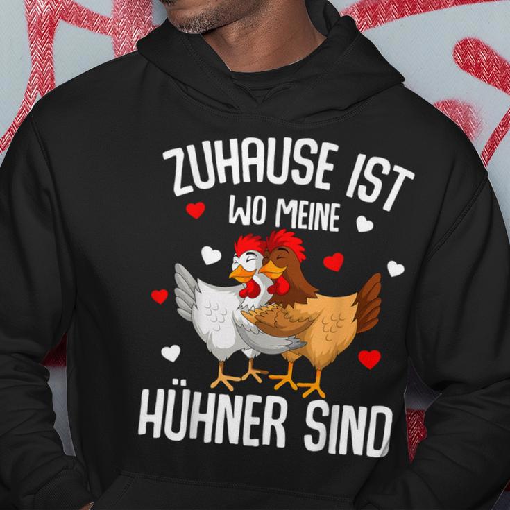 Zuhause Ist Wo Meine Hühner Sind Farmer S Hoodie Lustige Geschenke