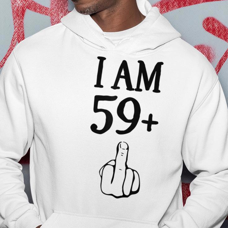 I Am 59 Plus 1 Lustiger 60 Geburtstag 1960 1961 Hoodie Lustige Geschenke