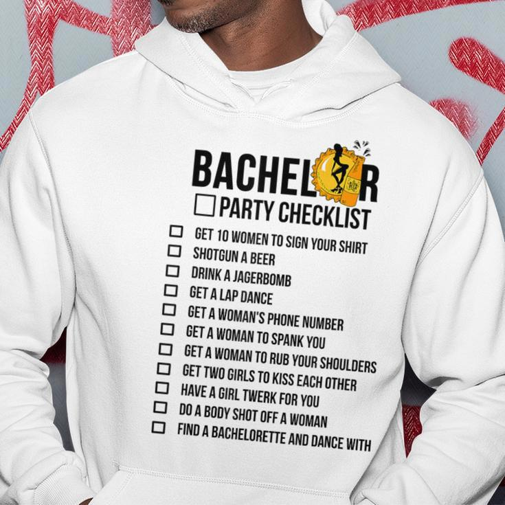 Bachelor Party Check List Hoodie Unique Gifts