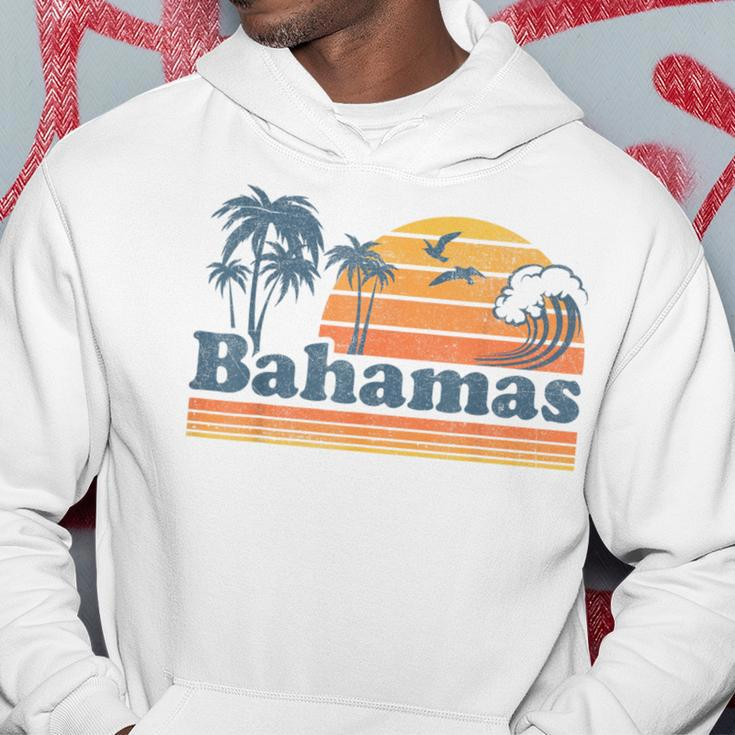 Bahamas Beach Summer Vacation Sunset Vintage 70'S Retro Hoodie Funny Gifts