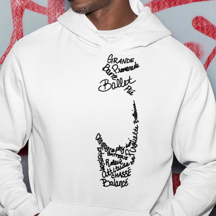 Ballet Pointe Shoe Terms Words Hoodie Unique Gifts