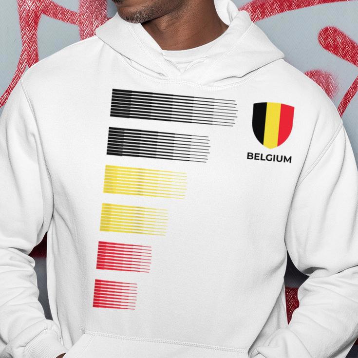 Belgium Flag Emblem Patriotic Belgian National Ancestry Hoodie Unique Gifts