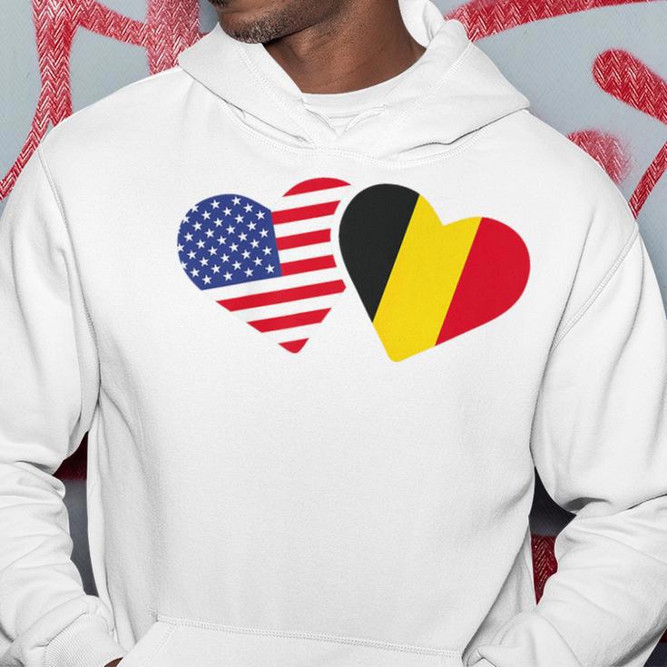 Belgium Usa FlagHeart Belgian Americans Love Cute Hoodie Unique Gifts