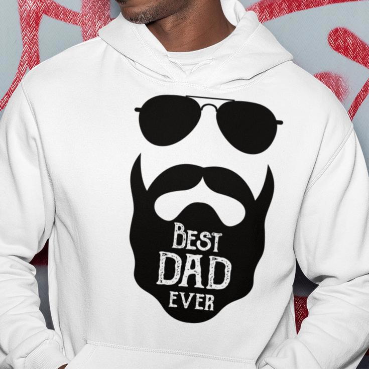 Best Dad Ever Bester Papa Für Bartträger Zum Herrentag Kapuzenpullover Lustige Geschenke