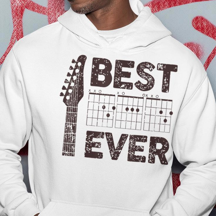 Best Guitar Dad Ever Chords Best Daddy Guitar Fathers Day Hoodie Unique Gifts