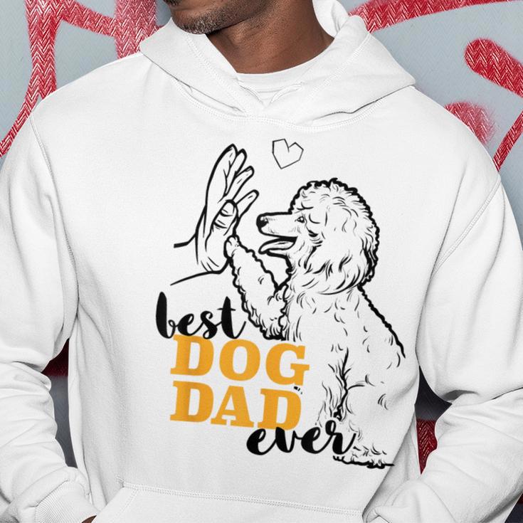 Bester Pudel Papa Pudel Kapuzenpullover Lustige Geschenke