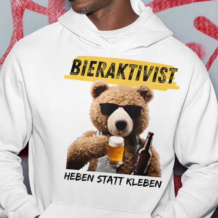 Bieraktivist Heben Statt Kleben Hoodie Lustige Geschenke