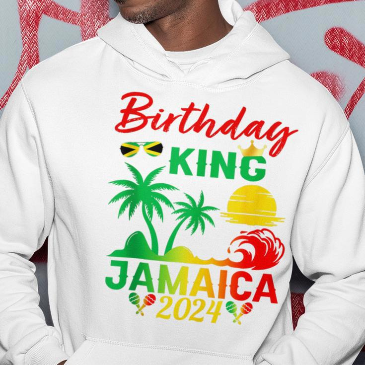 Birthday King Jamaica 2024 Jamaican Vacation Trip Men_S Hoodie Funny Gifts