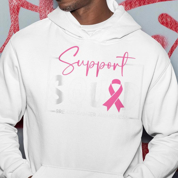 Breast Cancer Warrior Support Squad Breast Cancer Awareness Hoodie Unique Gifts