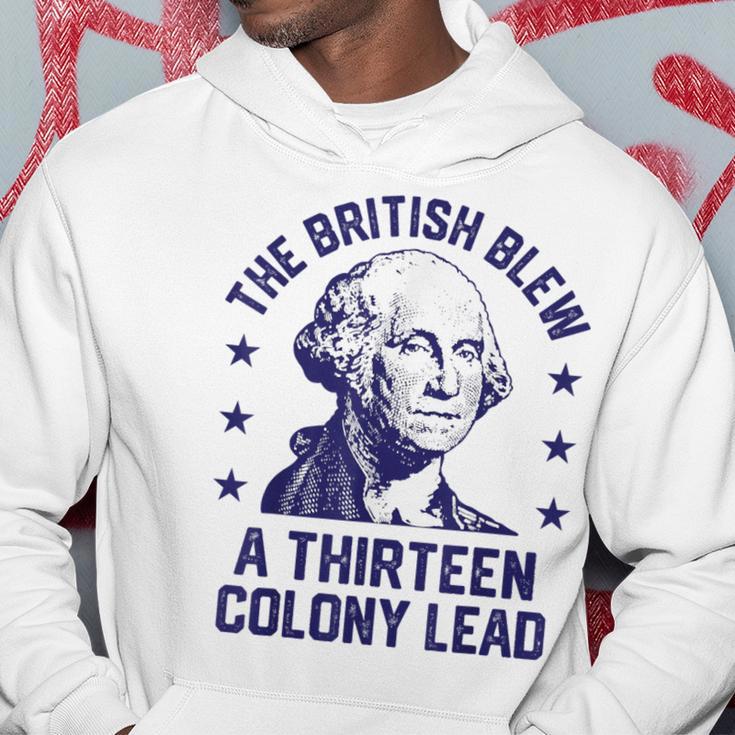 The British Blew A 13 Colony Lead Retro Us George Washington Hoodie Unique Gifts