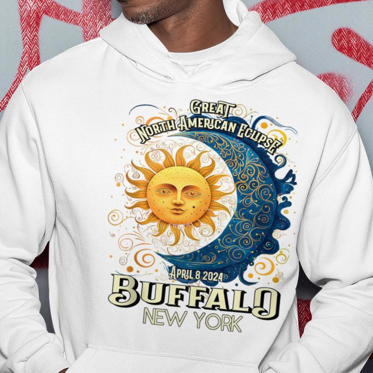 Buffalo New York 2024 Total Solar Eclipse April 8 Souvenir Hoodie Unique Gifts