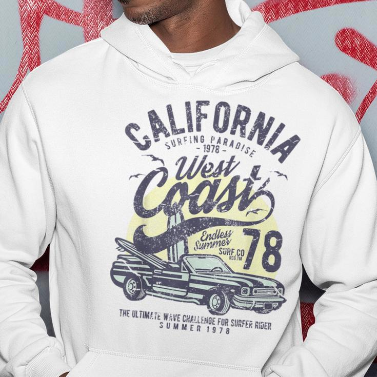California West Coast Surfing Car Birthday Hoodie Unique Gifts