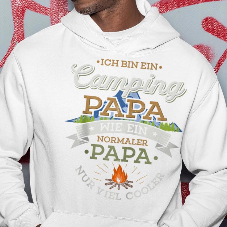 Camping Papa Wie Ein Normaler Papa Nur Cooler Zelten Camper Kapuzenjacke Kapuzenpullover Lustige Geschenke