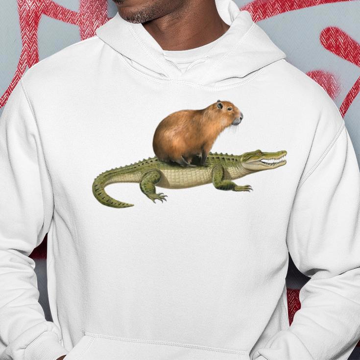 Capybara Et Alligator Sweat à capuche | Cadeauxyz