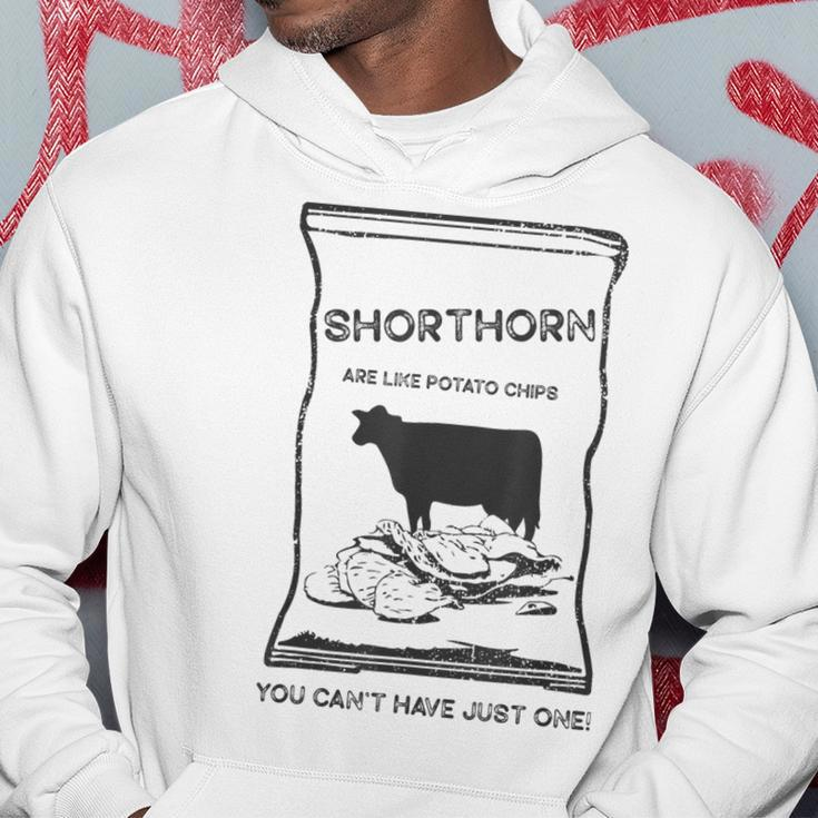 Cattle Like Potato Chips Can't Have One Shorthorn Hoodie Unique Gifts