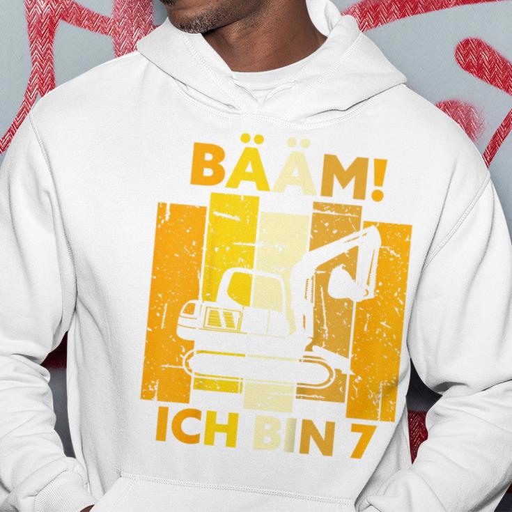 Children's Bäm Ich Bin 7 Sieben Jahre Boy 7Th Birthday Digger Hoodie Lustige Geschenke