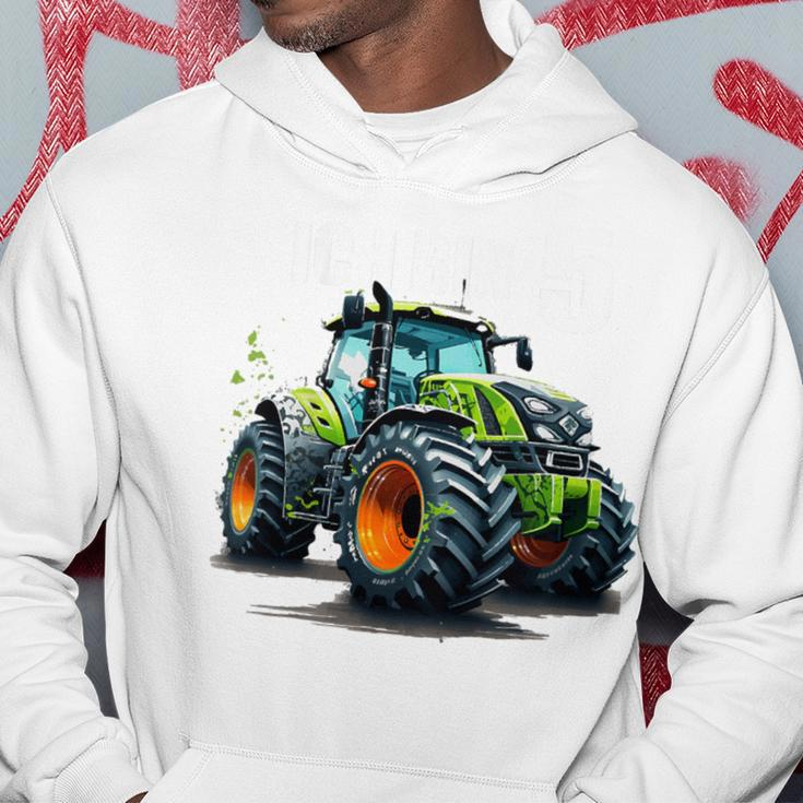 Children's Ich Bin 5 Traktor Bauer & Landwirt Hoodie Lustige Geschenke