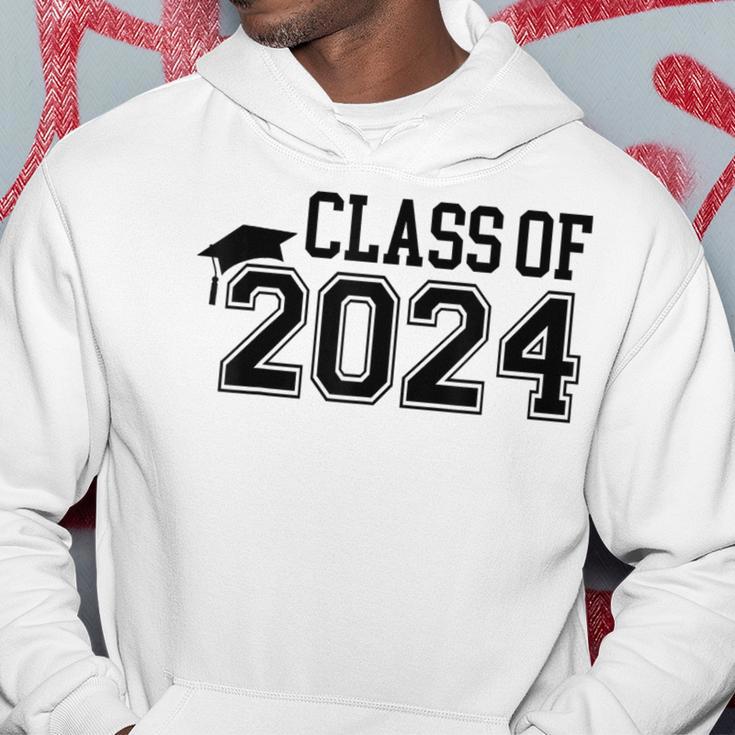 Class Of 2024 High School Senior Graduation Cap Varsity Hoodie Unique Gifts