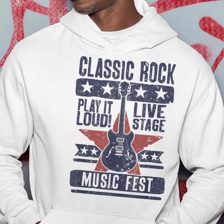Classic Rock Music Fest Play It Loud Hoodie Unique Gifts