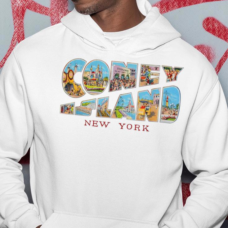 Coney Island New York City Ny Retro Vintage SouvenirHoodie Unique Gifts