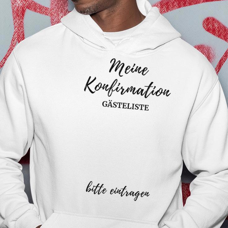 Confirmation Guest List Confirmants Hoodie Lustige Geschenke