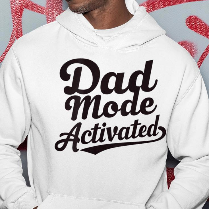 Dad Life Dad Mode Activated Quote Father's Day Dad Bod Hoodie Unique Gifts
