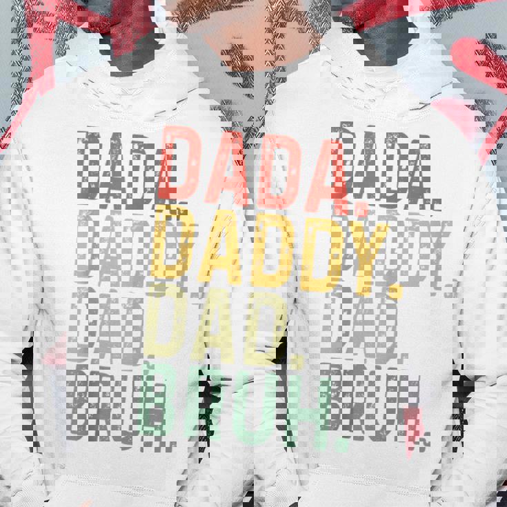 Dada Daddy Dad Bruh Father's Day Proud Dad Grandpa Hoodie Funny Gifts