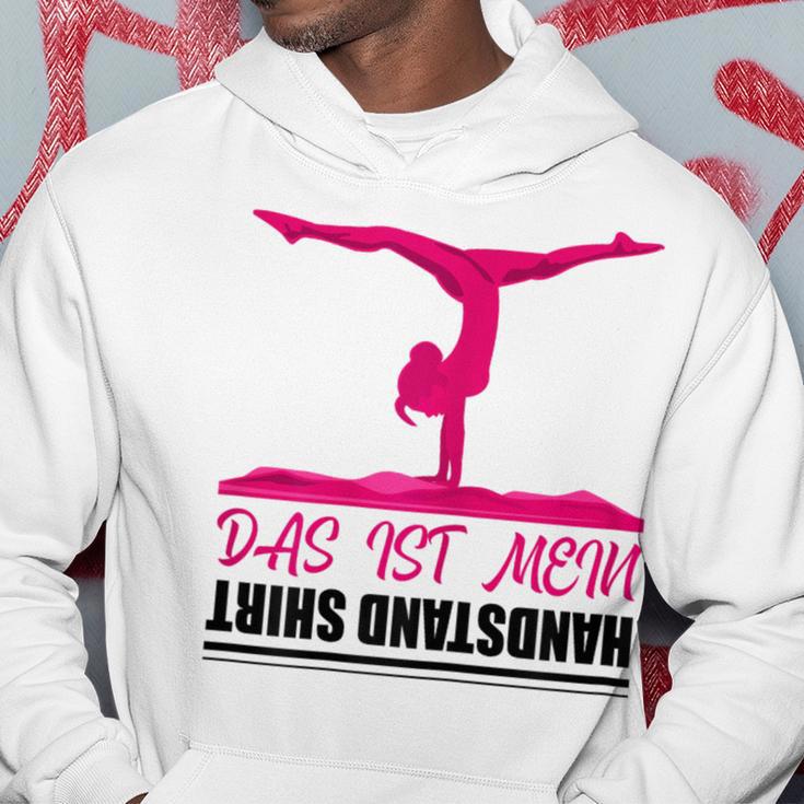 Das Ist Mein Handstand German Language White S Hoodie Lustige Geschenke