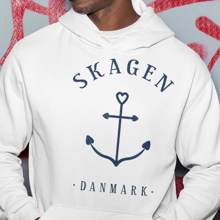 Denmark Skagen Anchor Tattoo Love Heart Copenhagen Hoodie Lustige Geschenke