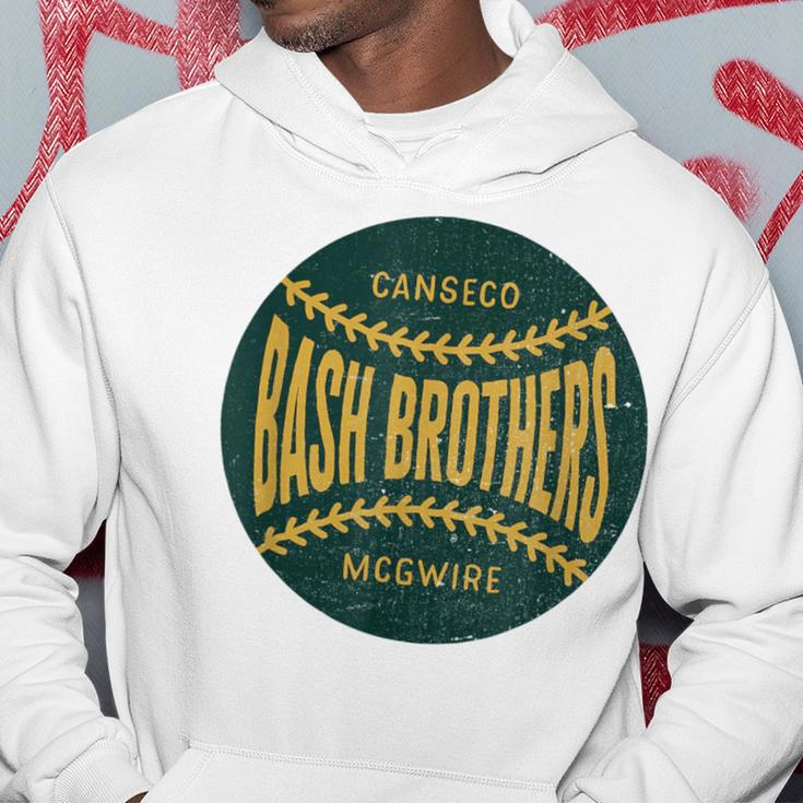 Distressed Vintage-Look Bash Brothers Baseball Hoodie Unique Gifts
