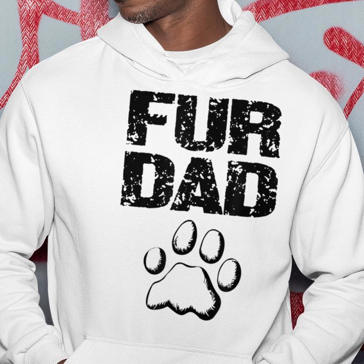 Doggy Loving Fur Dad Fathers Day Hoodie Unique Gifts