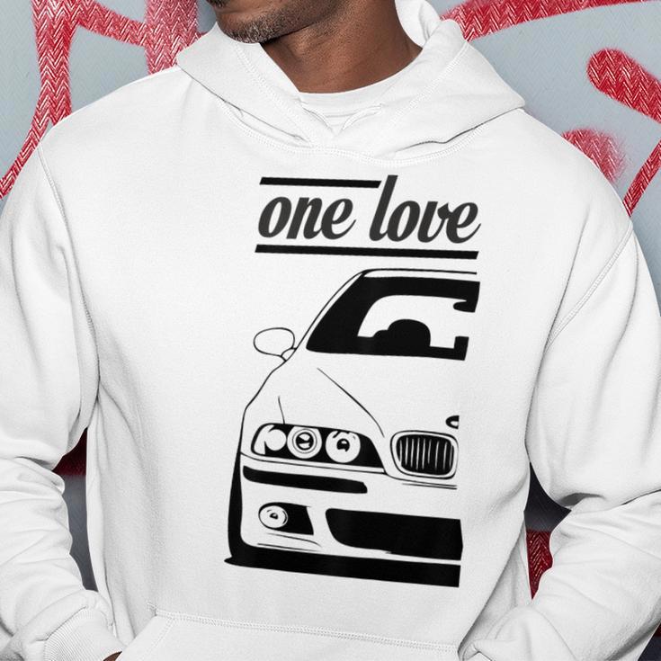 E39 5 Series With Ein Liebe Ein Leben A Love A Life Motif Hoodie Lustige Geschenke