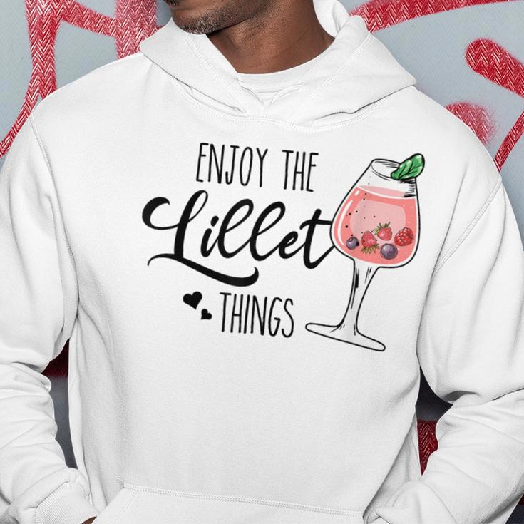 Enjoy The Lillet Things Früchte Cocktail Sommer Alkohol Kapuzenpullover Lustige Geschenke