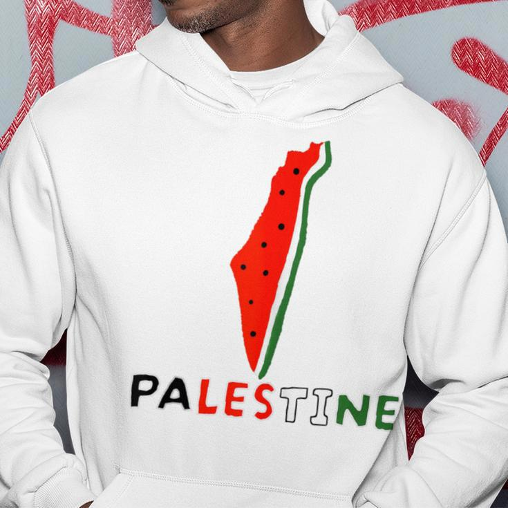 Falasn Palestine Watermelon Map Patriotic Graphic Hoodie Unique Gifts