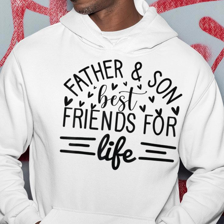 Father And Son Best Friends For Life Father's Day Hoodie Funny Gifts