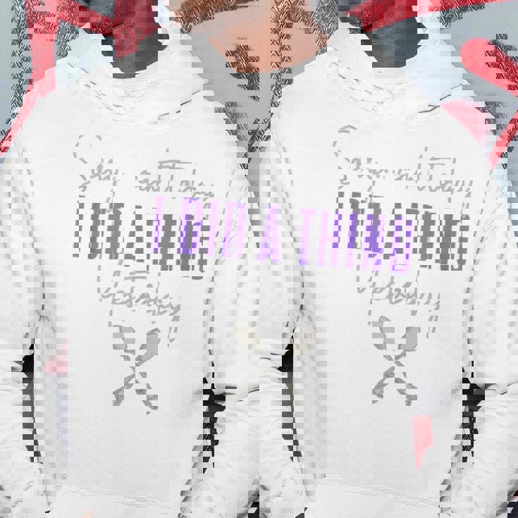 Fibro Can't Today Did A Thing Yesterday Spoonie Fibromyalgia Hoodie Unique Gifts