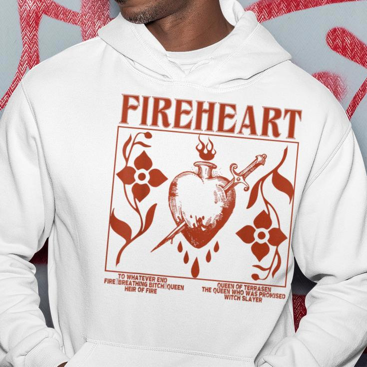 Fireheart To Whatever End Fire Breathing Hoodie Unique Gifts