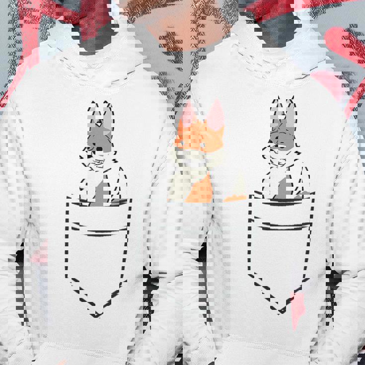 Fox In The Pocket Cute Baby Pocket Fox Hoodie Personalized Gifts