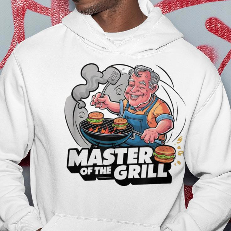 Fun Bbq For Grandpa Grandad Father's Day Barbeque Hoodie Unique Gifts