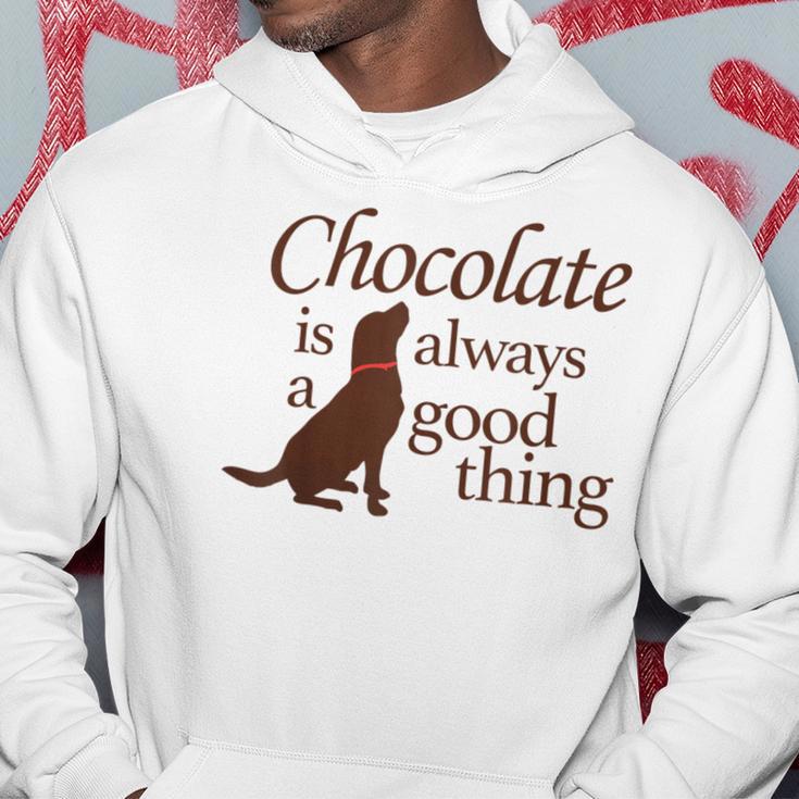 Chocolate Good Thing Labrador Lab Dog Hoodie Unique Gifts