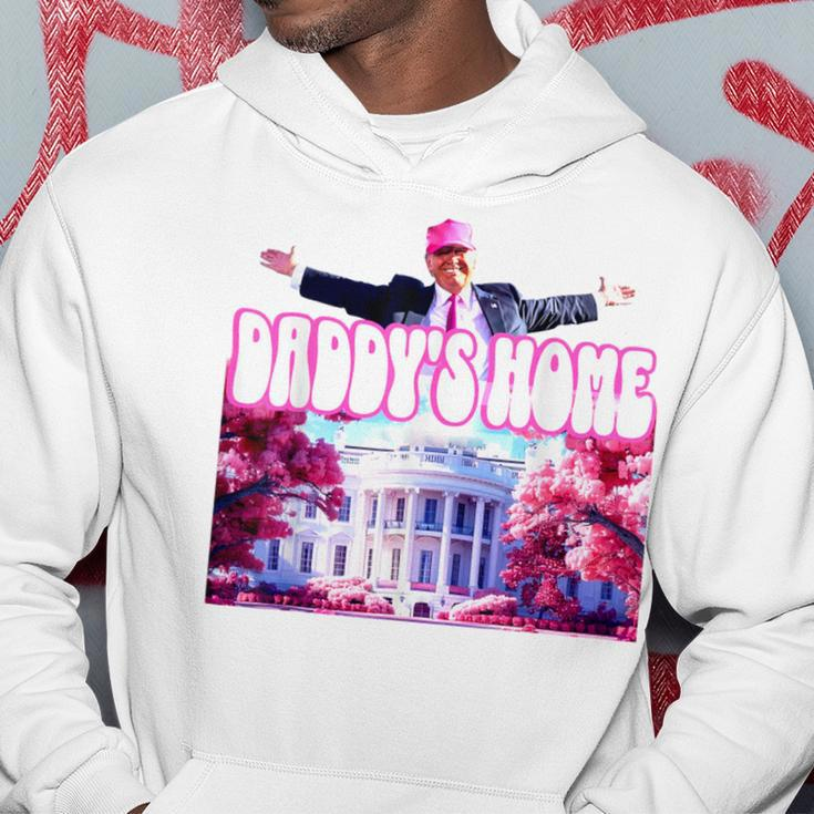 Trump Pink Daddys Home Trump 2024 Hoodie Unique Gifts
