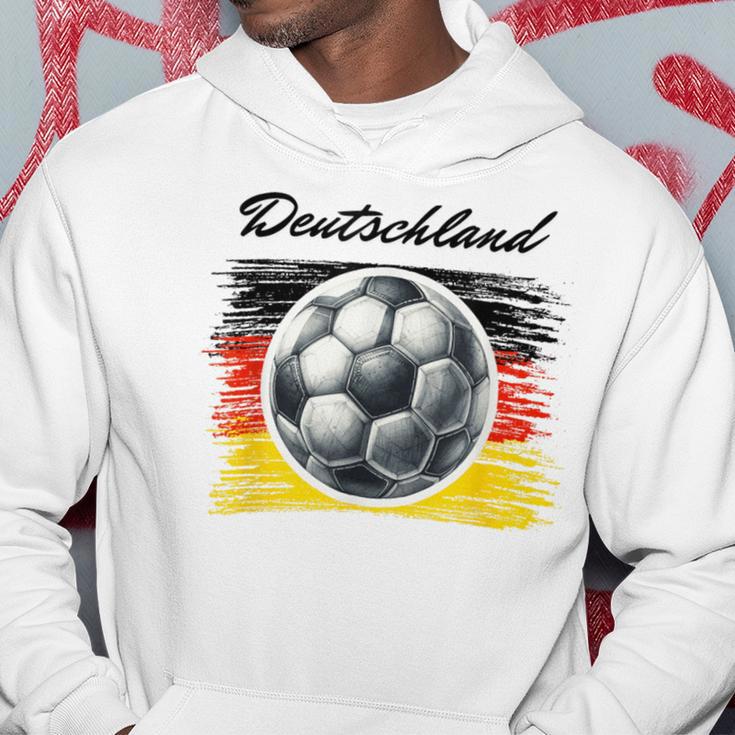 Fussball Fußball Mannschaft Flagge Deutschland Fan Kapuzenpullover Lustige Geschenke