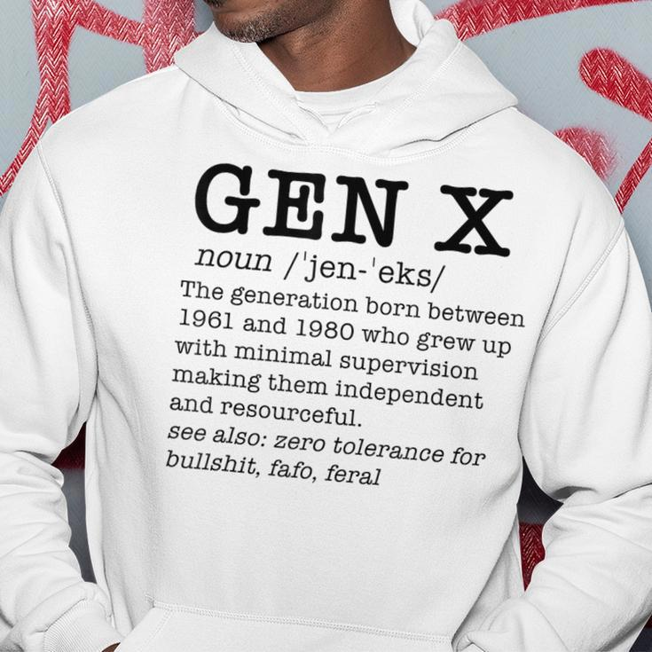 Gen X Dictionary Generation Xer We Don't Care Meme Hoodie Funny Gifts