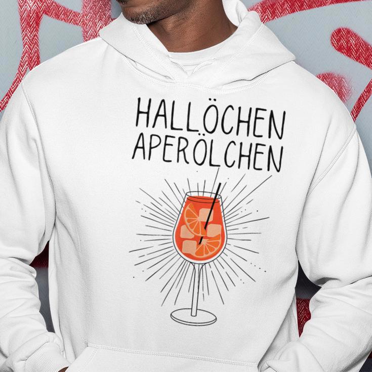 Hallöchen Aperölchen Spritz Carnival Party White Hoodie Lustige Geschenke