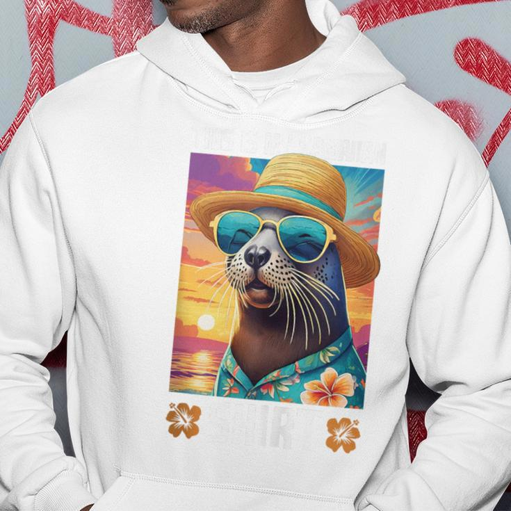 This Is My Hawaiian Retro Vintage Monk Seal Hoodie Unique Gifts