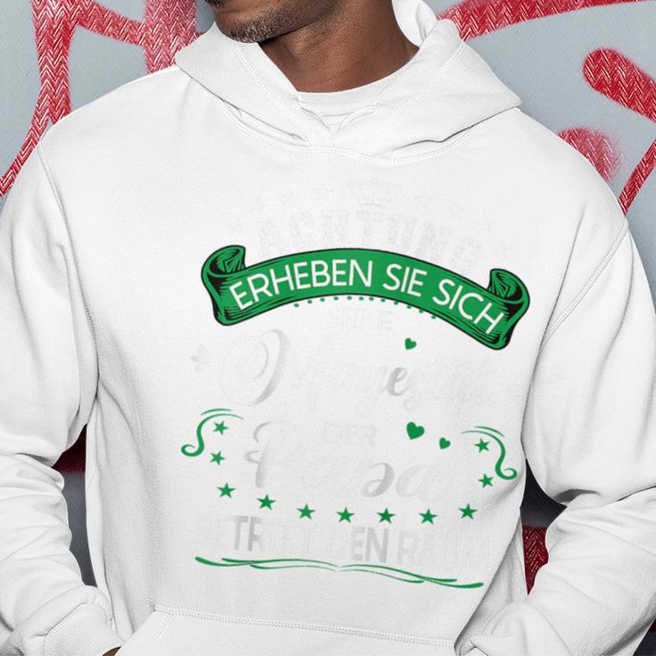 Herren Achtung Seine Majestät Der Papaatertagsgeschenk Spruch Raglan Kapuzenpullover Lustige Geschenke