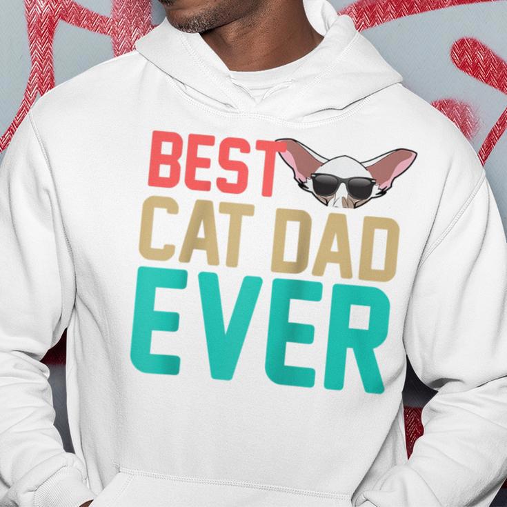 Herren Beste Katze Papa Jemals Lustig Orientalisch Kurzhaar Katze P Raglan Kapuzenpullover Lustige Geschenke