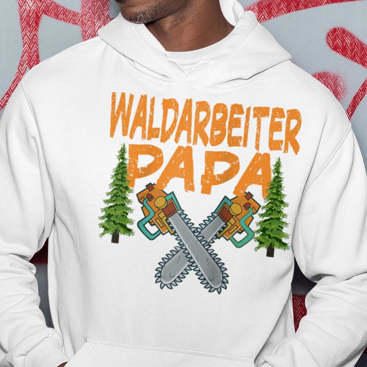 Herren Waldarbeiter Papa Baumfäller Bäume Fällen Im Wald Raglan Kapuzenpullover Lustige Geschenke