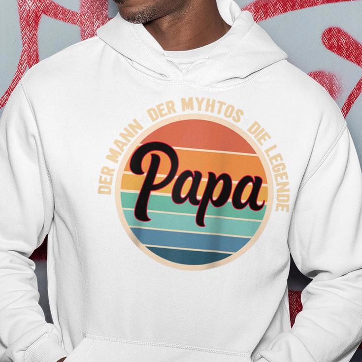 Herrenaterintage Geschenk Der Mann Der Mythos Die Legende Papa Raglan Kapuzenpullover Lustige Geschenke