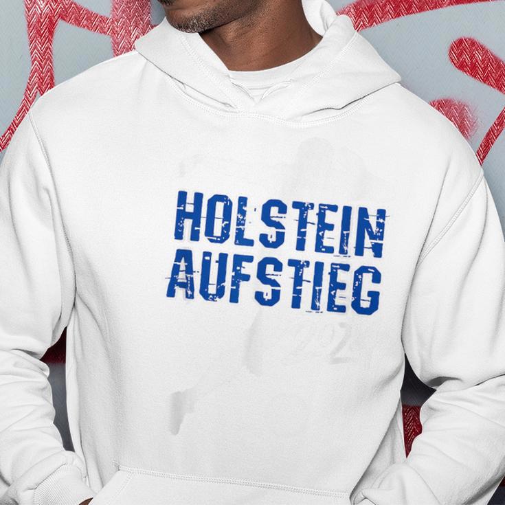 Holstein Football Kicken Fan Kiel Stadium Blue Gray Kapuzenpullover Lustige Geschenke